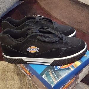 New Dickies Men's Black Laced Shoes